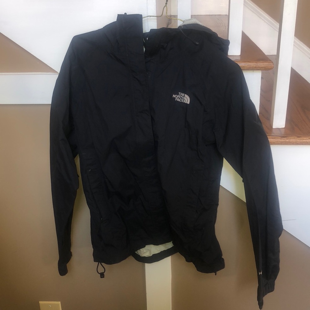 Black Northface Rain Jacket Small